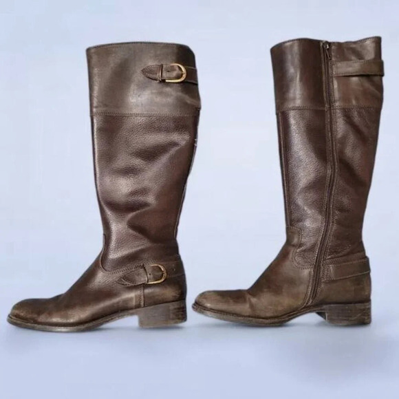 Aldo‎ Brown Leather Boots - Size 7 - Picture 1 of 10